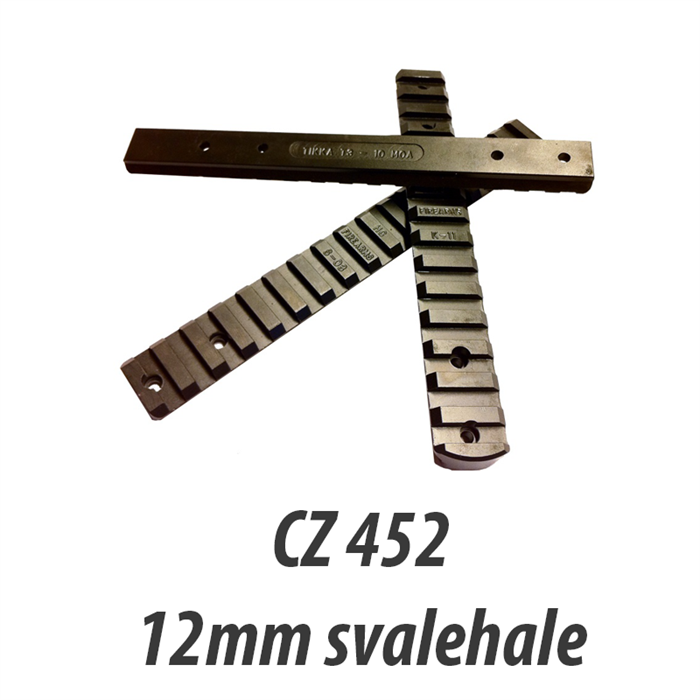 CZ 452 - montage skinne - Picatinny/Stanag Rail 